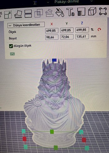 Hades Yeraltı Dünyasının Efendisi Büstü - Görsel 2