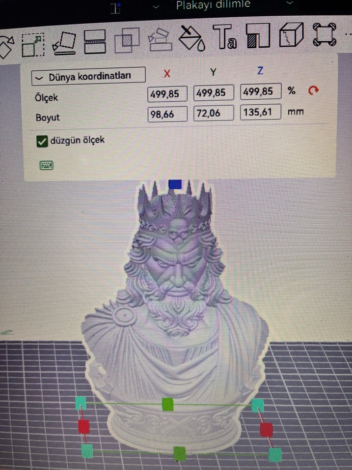 Hades Yeraltı Dünyasının Efendisi Büstü - Görsel 2