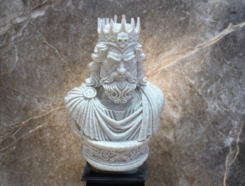 Hades Yeraltı Dünyasının Efendisi Büstü - Görsel 3