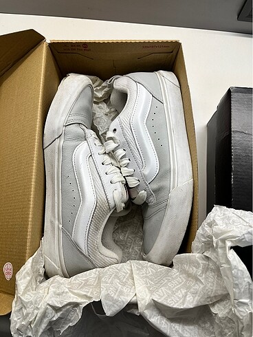 Vans Vans knu skool white/red