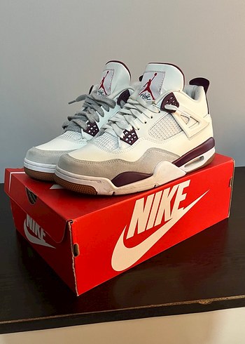 Air jordan 4 Retro Purple & White SB