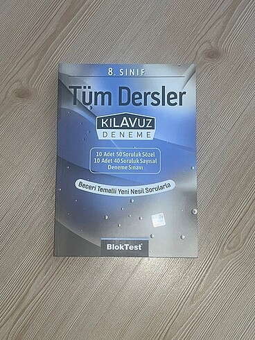 8. Sınıf yeni nesil tüm dersler test kitabı