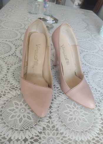 Nine West Bej Rugan Topuklu Kadın Ayakkabı