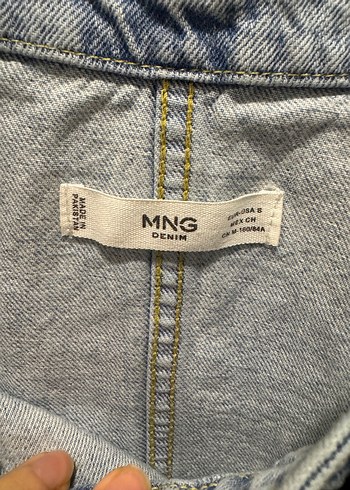 Mango Denim Salopet - Görsel 3