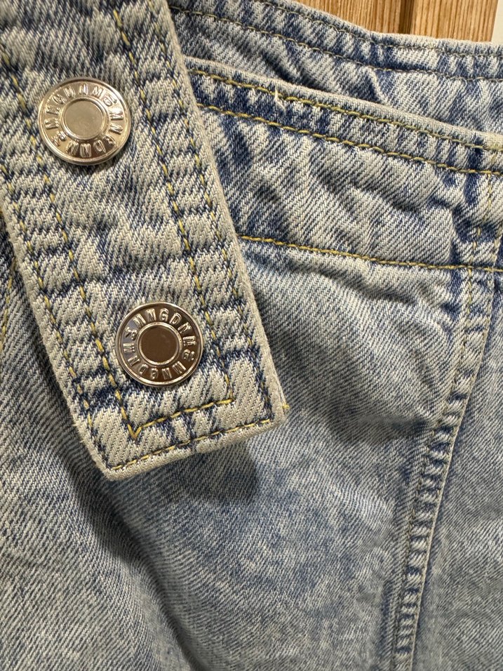 Mango Denim Salopet - Görsel 4