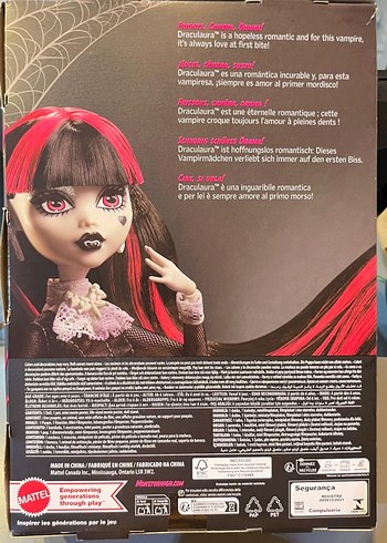  Beden Renk Monster High Reel Drama Draculaura