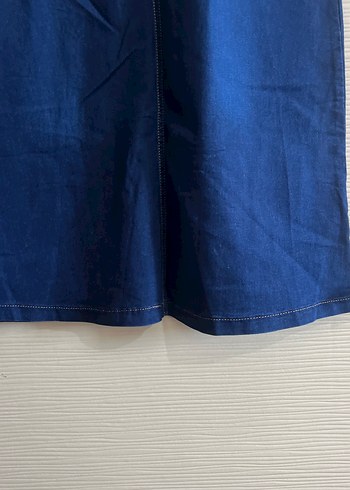 Trendyol & Milla Kadın Lacivert Midi Denim Etek