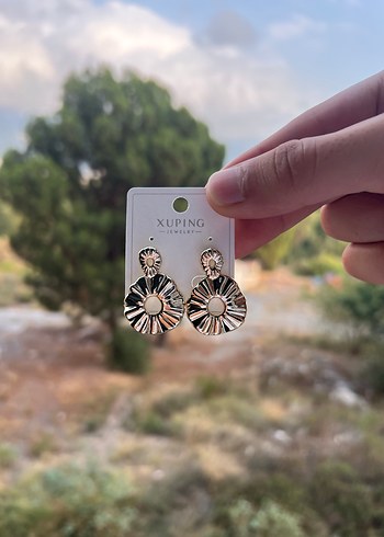 Xuping Mini Pilili Altın Küpe