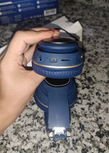 Sunix BLT-26 Kablosuz Mavi Kulaklık - Görsel 9