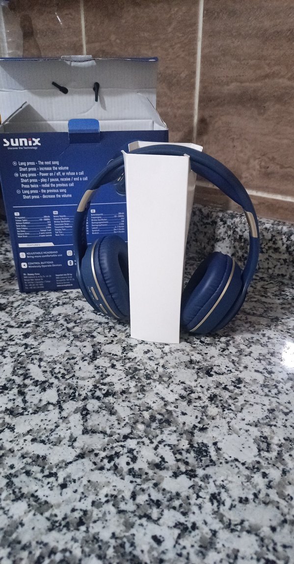 Sunix BLT-26 Kablosuz Mavi Kulaklık - Görsel 3