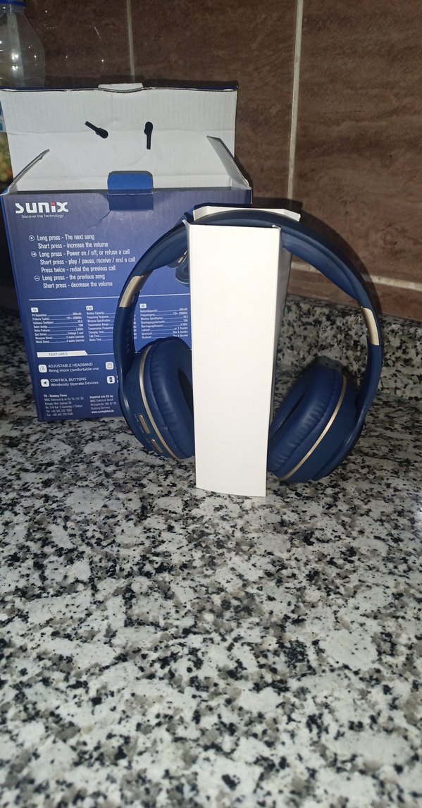 Sunix BLT-26 Kablosuz Mavi Kulaklık - Görsel 4