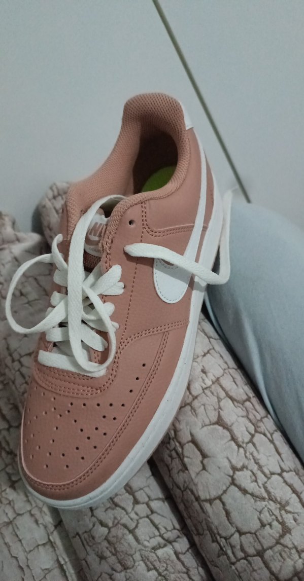 Renkli Pembe Spor Ayakkabı Velcro Detaylı - Görsel 4