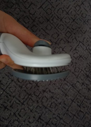 Gri Kedi Tüyü Fırçası - Görsel 5