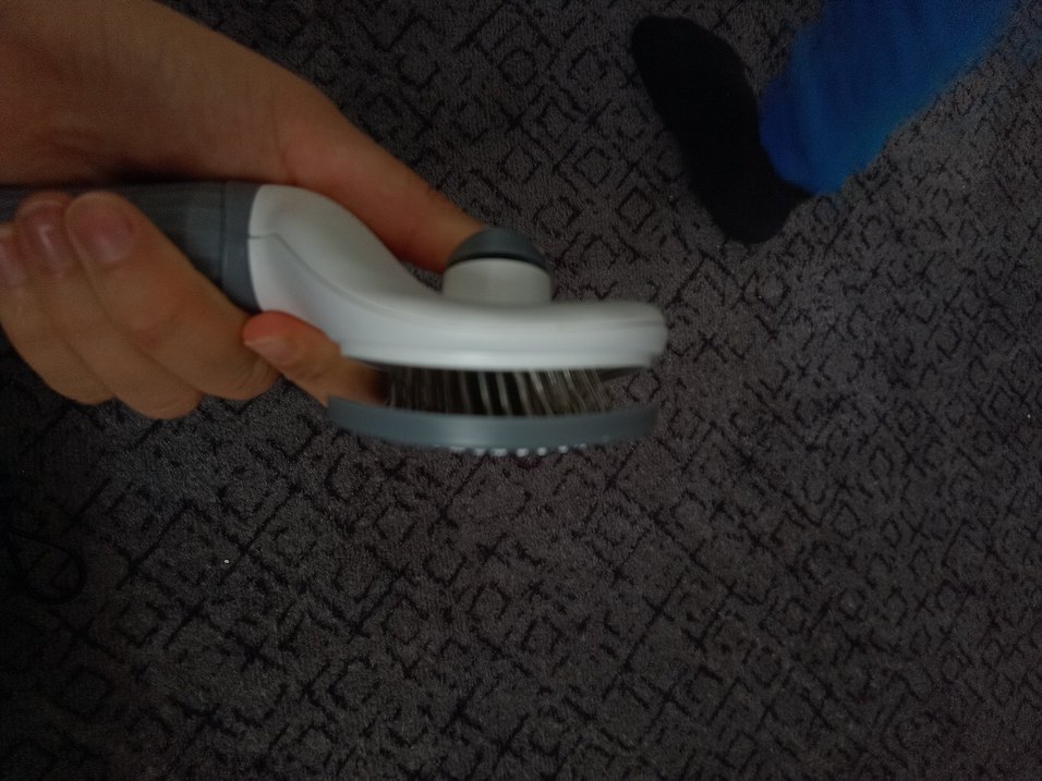 Gri Kedi Tüyü Fırçası - Görsel 3