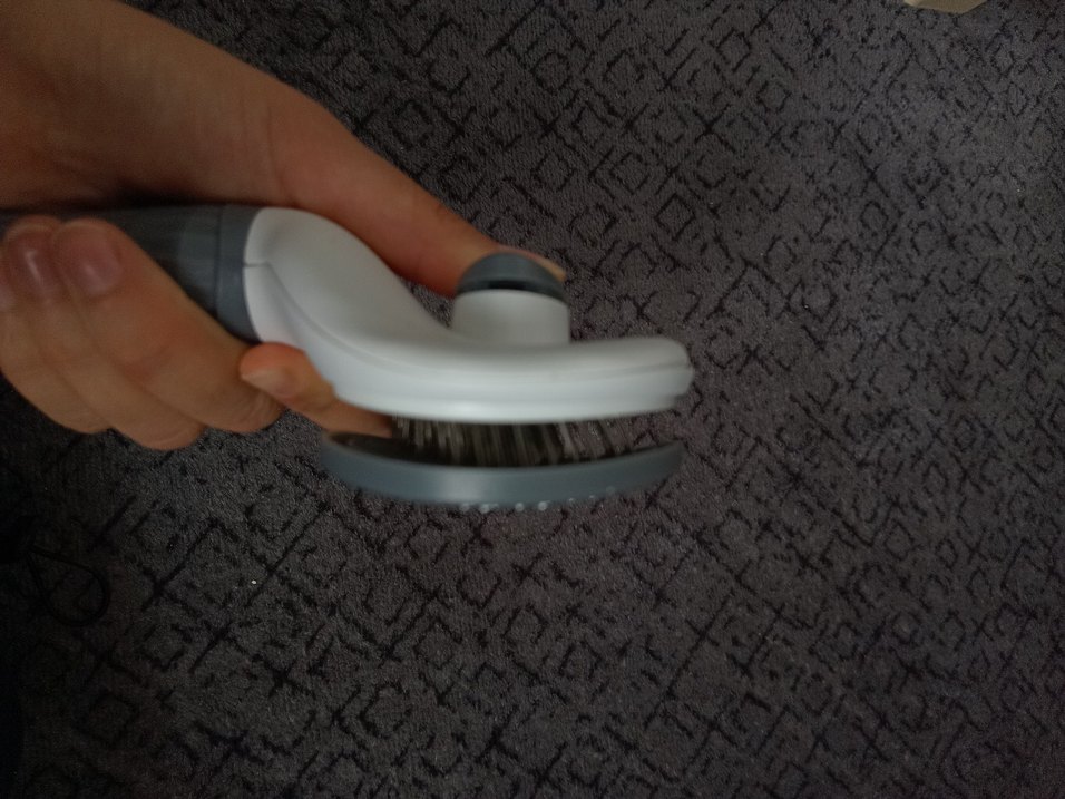 Gri Kedi Tüyü Fırçası - Görsel 5