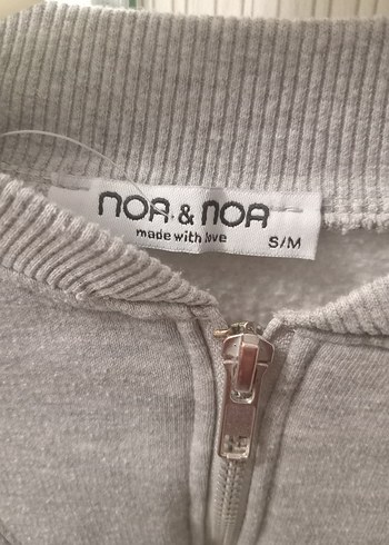 Diğer Kız Çocuk Gri Fermuarlı Sweatshirt
