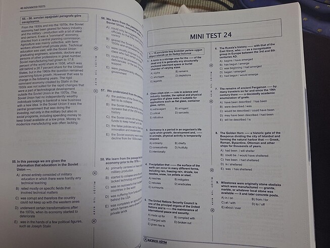 Beden Renk Akın Dil YDS Yökdil kitap seti