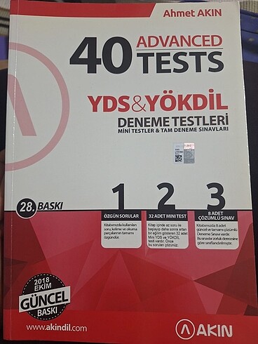 Beden Akın Dil YDS Yökdil kitap seti