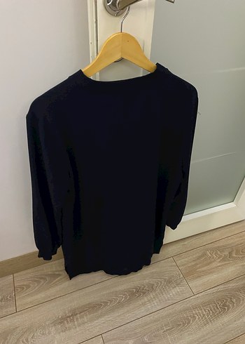 Kadın Siyah Rahat Kesim Sweatshirt - Görsel 4