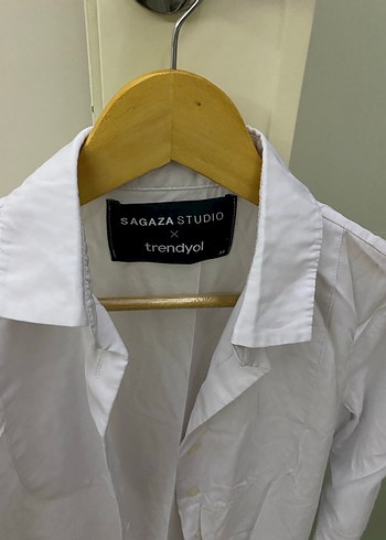 SAGAZASTUDIO Beyaz kadın gömlek - Görsel 3