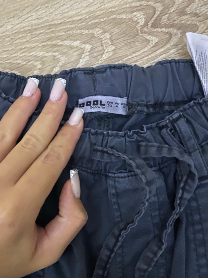 Bol kesim kargo pantolon - Görsel 4