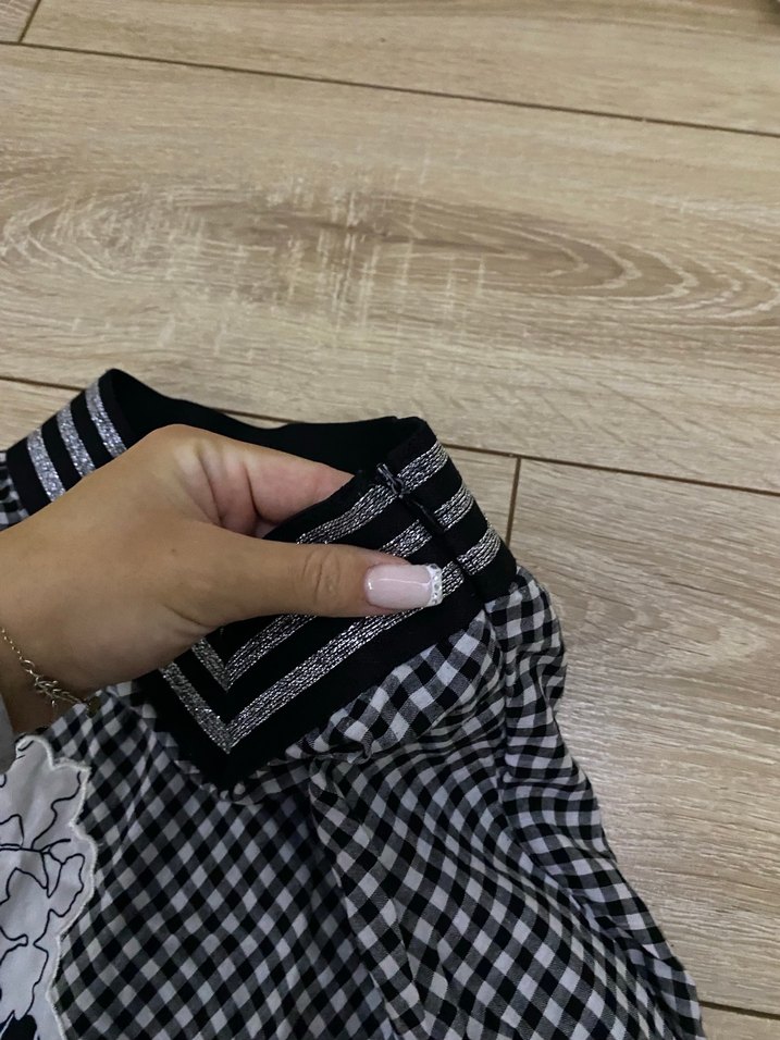 Nakışlı Siyah Kadın Midi Etek - Görsel 4