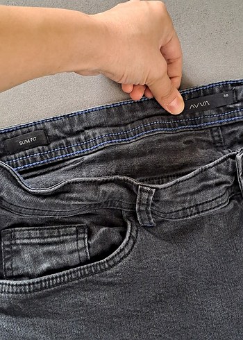 avva erkek kot pantolon 38 beden - Görsel 3