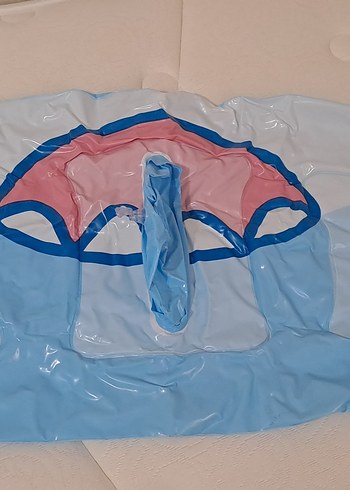 Renkli Çocuk Yüzme Simidi gölgelikli. - Görsel 5