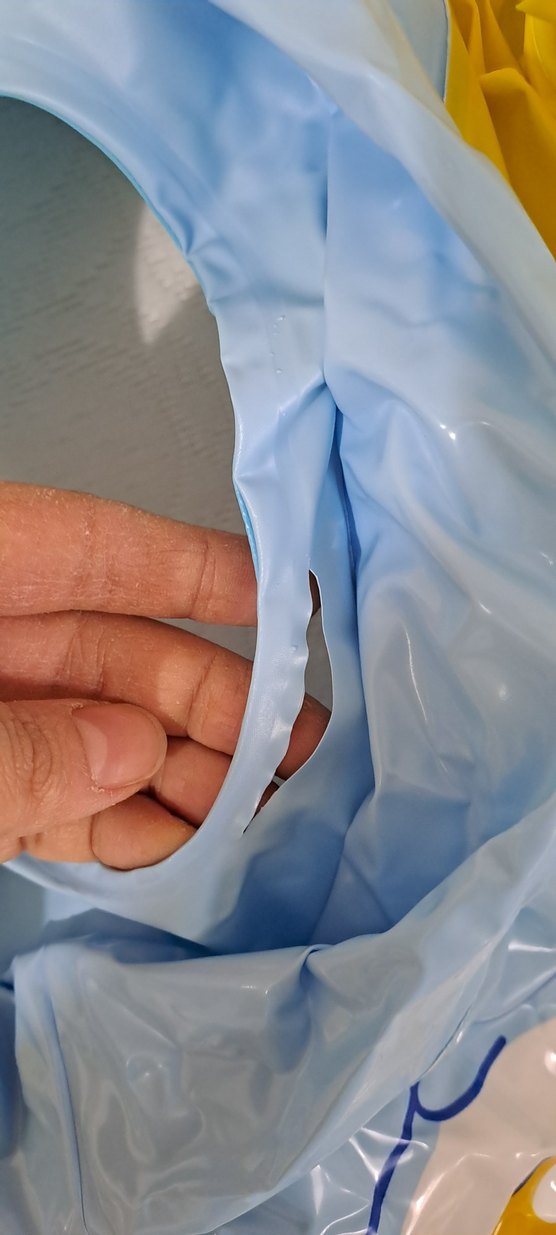 Renkli Çocuk Yüzme Simidi gölgelikli. - Görsel 2