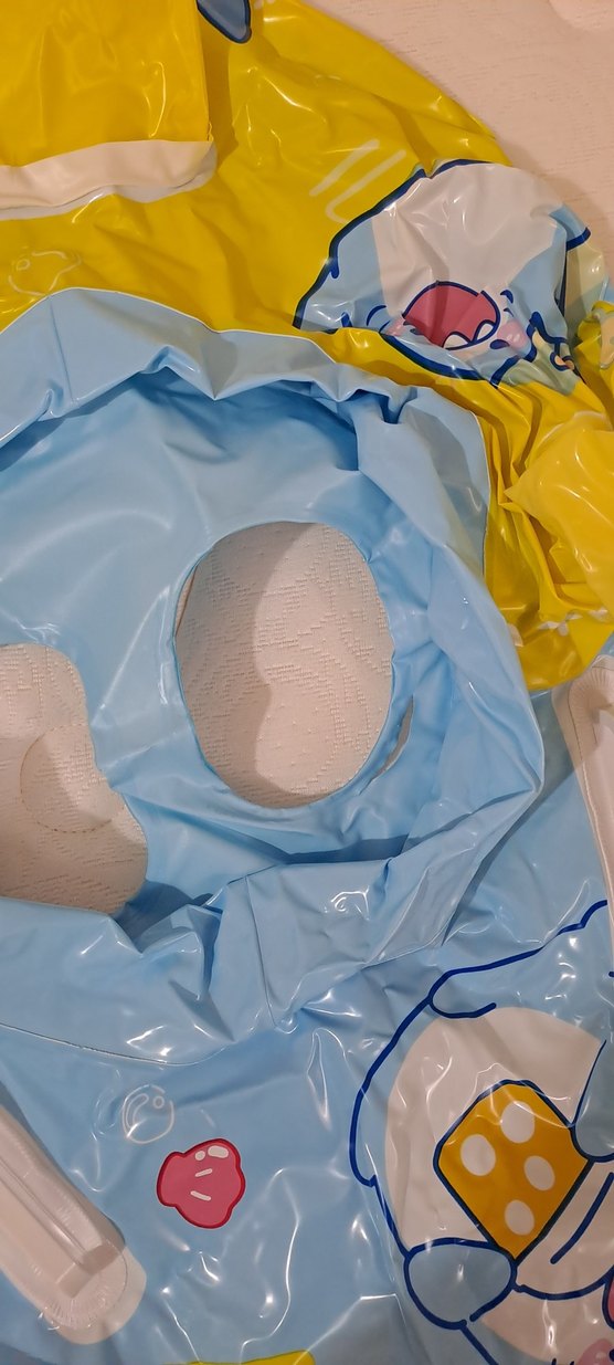 Renkli Çocuk Yüzme Simidi gölgelikli. - Görsel 3