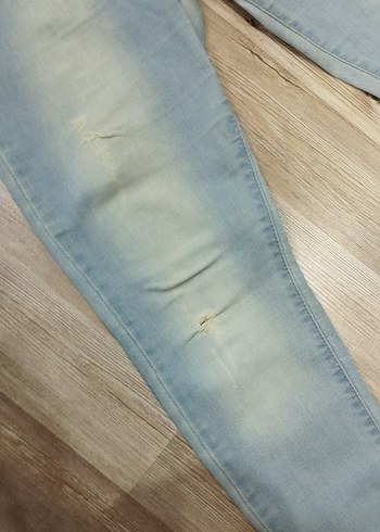 Diğer Bej Kadın Denim Midi Boy Pantolon
