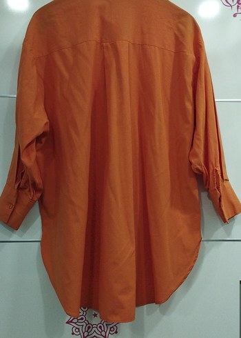 Kadın turuncu Renk Uzun Kollu Gömlek - Görsel 2