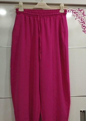 Pembe Salaş Kadın Pantolon - Görsel 2