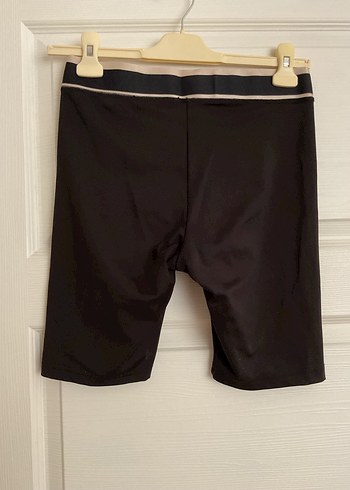 Siyah Kemerli Midi BİSİKLETÇİ ŞORTU - Görsel 2