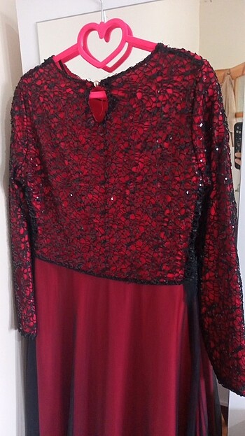 40 Beden bordo Renk Elbise