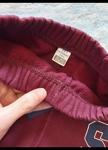 12-18 Ay Beden bordo Renk Erkek cocuk esofman