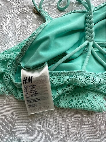 12-13 Yaş Beden H&M bikini adet fiyatı yeşil