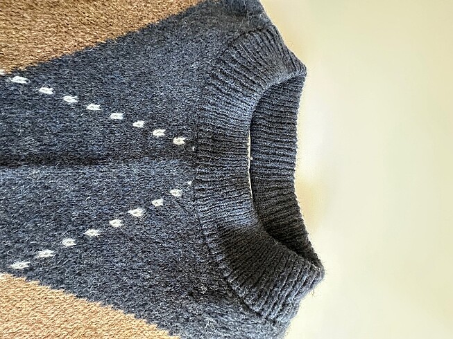 Diğer Lacivert taba oversize kazak