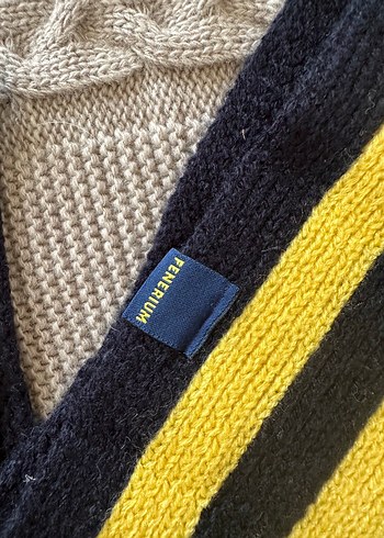 Fenerbahçe sarı lacivert atkı - Görsel 2