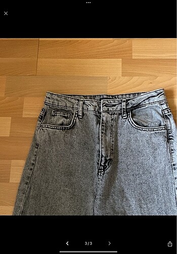 38 Beden Yırtmaçlı Kot Pantolon