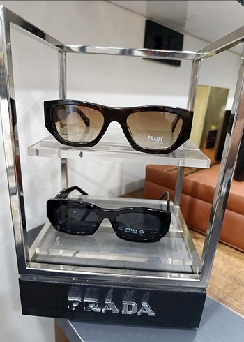 Prada Klasik Kadın Kahverengi Şeffaf Gözlük