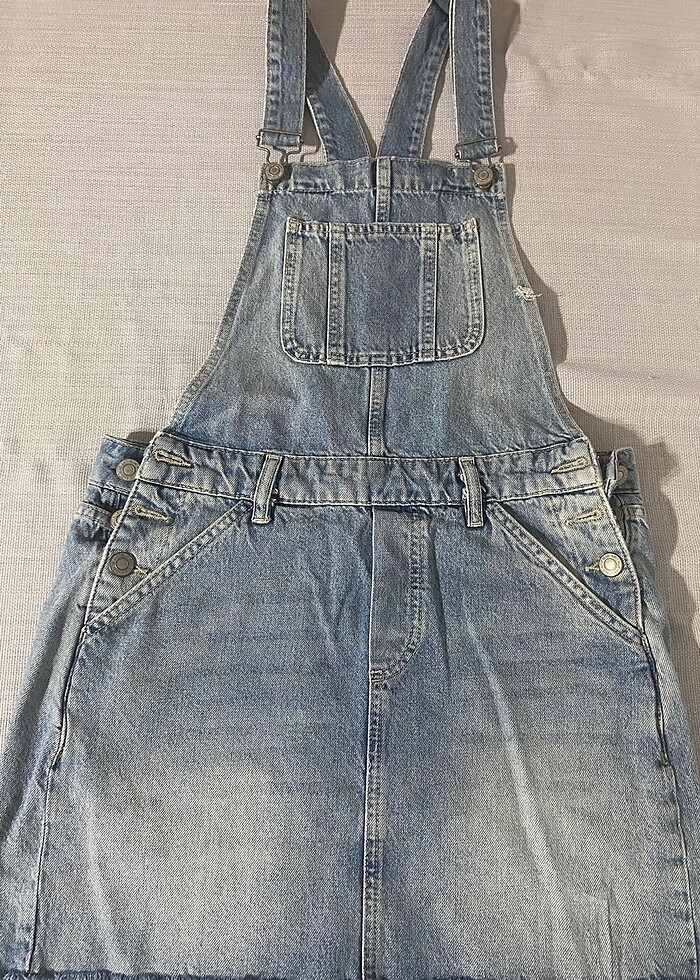 Kot jean kısa  salobet - Görsel 2