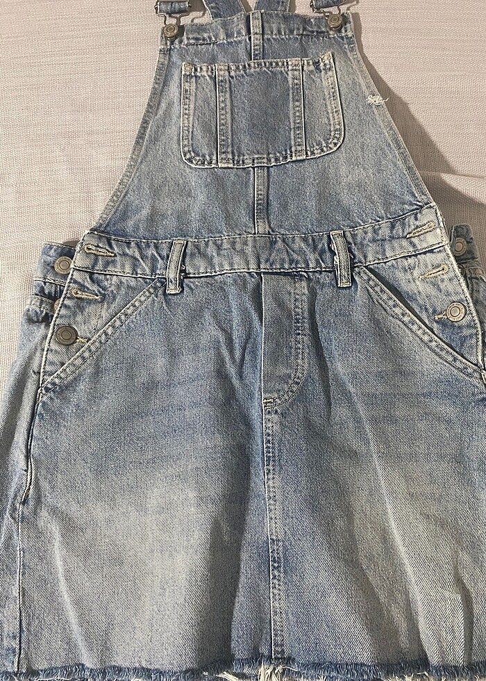 Kot jean kısa  salobet - Görsel 3