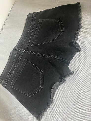 36 Beden mavi Renk Mini şort
