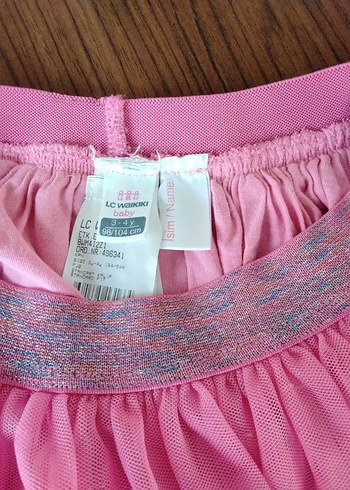 LC Waikiki Pembe Kız Çocuk Fırfırlı Etek 3-4 yaş