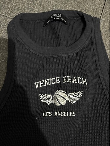 Bershka Crop bershka m beden dar kalıp siyah