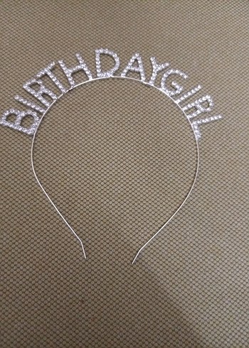 Taşlı Birthday Girl Taç Saç Aksesuarı - Görsel 3