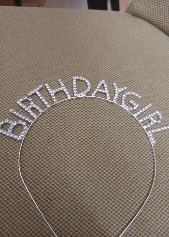 Taşlı Birthday Girl Taç Saç Aksesuarı - Görsel 2