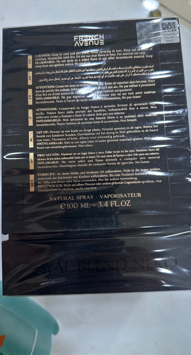 Royal Blend Nero Erkek Parfümü 100ml - Görsel 2