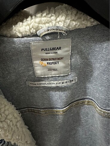 m Beden mavi Renk pull bear Kot ceket